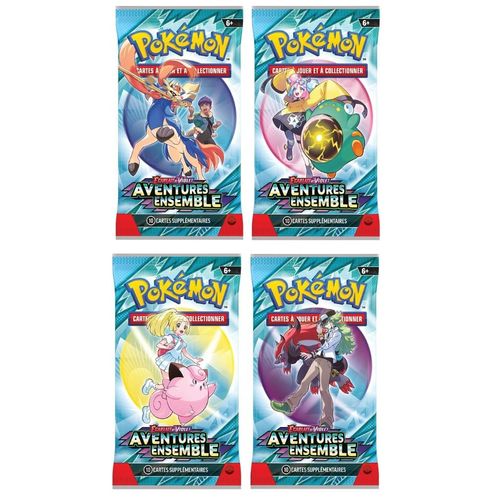 Booster Pokemon- Artset 4 Boosters Pokemon-Aventures Ensemble-Scellé