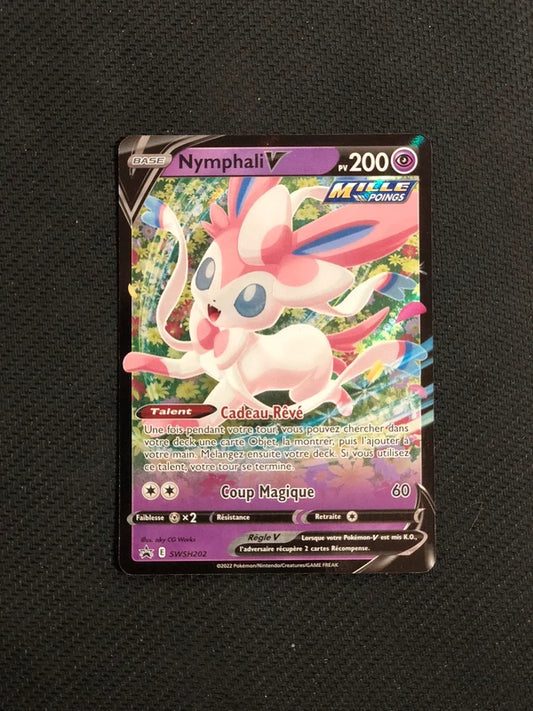 Carte Pokemon- Nymphali V SWSH202-Promo-FR- Proche Neuve