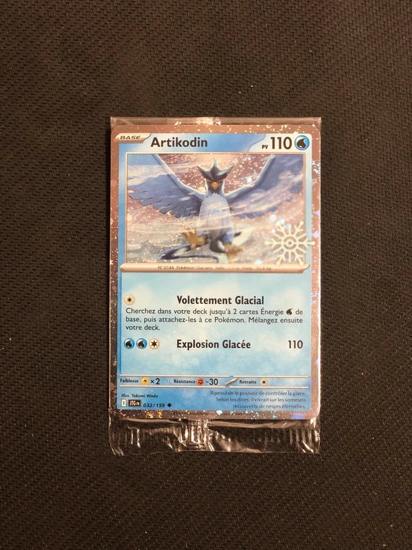 Carte Pokemon- Artikodin 032/159 Flocon De Neige-Promo-FR-Scellée