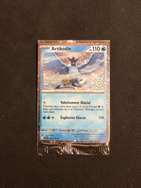 Carte Pokemon- Artikodin 032/159 Flocon De Neige-Promo-FR-Scellée