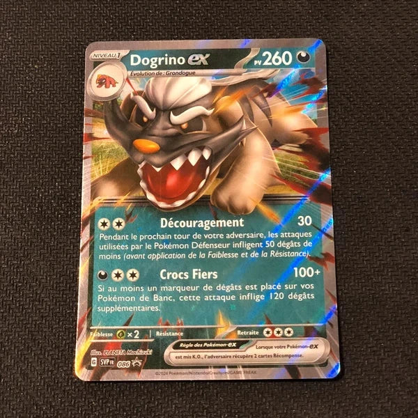 Carte Pokemon-Dogrino Ex SVP086-Promo-FR-Proche Neuve