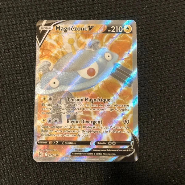Carte Pokémon-Magnezone V 175/196 FA-Origine Perdue-FR-Proche Neuve