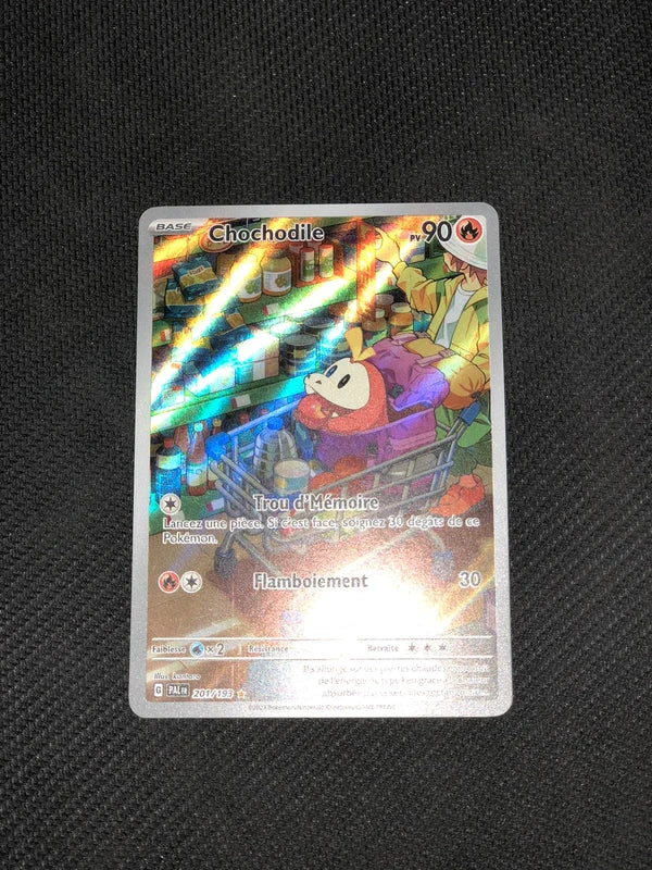 Carte Pokemon-Chochodile 201/193 AR-Evolution A Paldea-FR-Proche Neuve