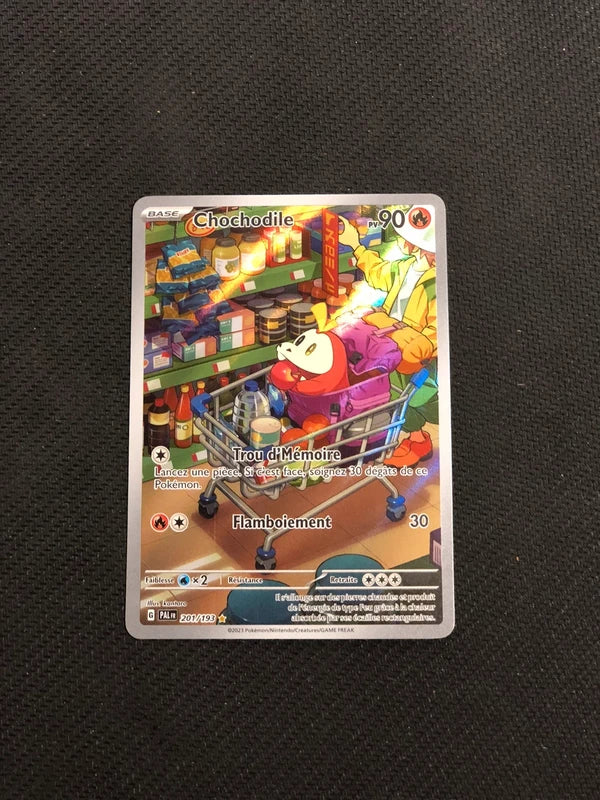 Carte Pokemon-Chochodile 201/193 AR-Evolution A Paldea-FR-Proche Neuve