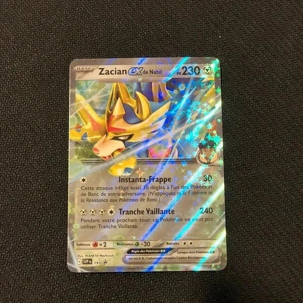 Carte Pokemon- Zacian Ex De Nabil SVP193-Promo-FR-Proche Neuve