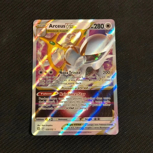 Carte Pokemon- Arceus Vstar 123/172- Stars Étincelantes-FR-Proche Neuve