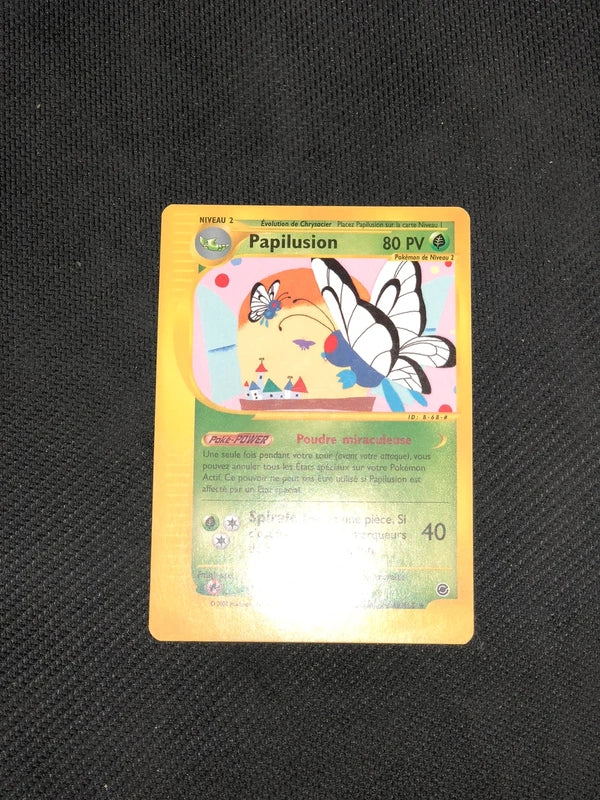 Carte Pokemon-Papilusion 38/165 Rare-Expedition-FR-Excellente