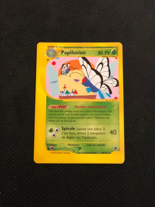 Carte Pokemon-Papilusion 38/165 Rare-Expedition-FR-Excellente
