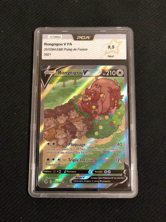 Carte Pokemon-Rongrigou V 257/264 Alt-Poing De Fusion-FR-PCA 9,5