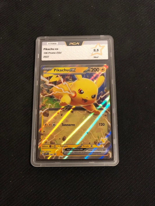 Carte Pokemon-Pikachu Ex SVP106-Promo-FR-PCA 9,5