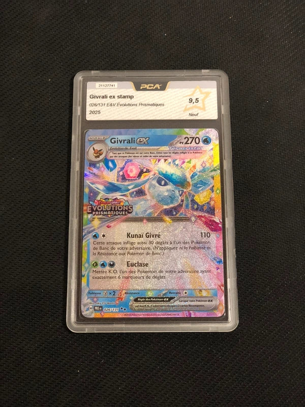 Carte Pokemon-Givrali Ex 026/131 Stamped-Promo-FR-PCA 9,5