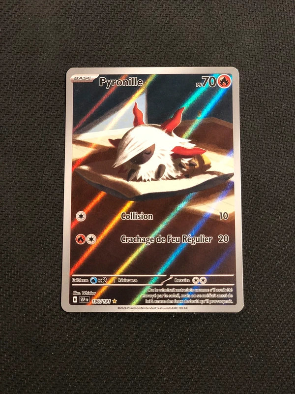 Carte Pokemon-Pyronille 196/191 AR-Etincelles Deferlantes-FR-Proche Neuve
