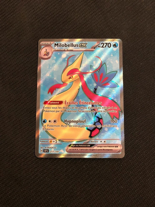 Carte Pokemon-Milobellus Ex 217/191 FA-Etincelles Déferlantes-FR-Proche Neuve