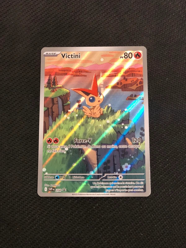 Carte Pokemon-Victini SVP208 AR-Promo-FR-Proche Neuve