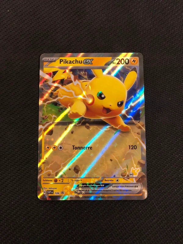 Carte Pokemon-Pikachu Ex SVP106-Promo-FR-Proche Neuve