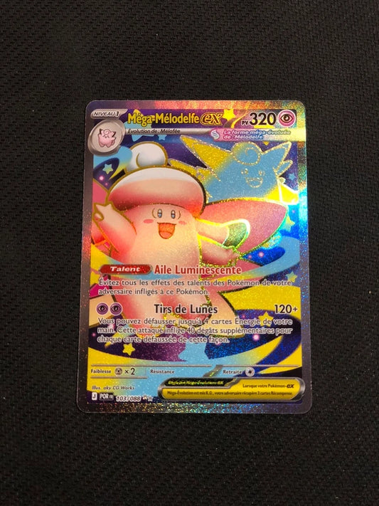 Carte Pokemon-Méga-Mélodelfe Ex 103/088 MA-Equilibre Parfait-FR-Proche Neuve
