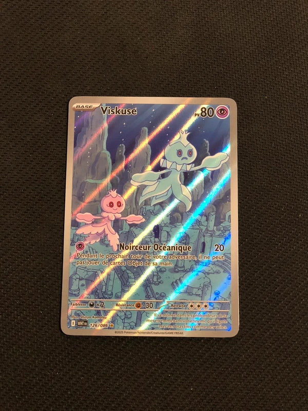 Carte Pokemon-Viskuse 126/086-Flamme Blanche-FR-Proche Neuve