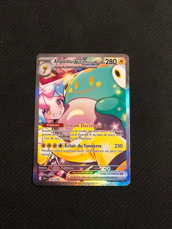 Carte Pokemon-Ampibidou Ex De Mashynn 183/159 Alternative-Aventures Ensemble-FR-Proche Neuve