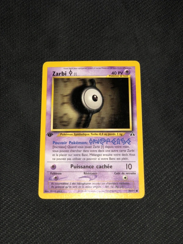 Carte Pokemon-Zarbi i 68/75 Édition 1-Neo Discovery-FR-Excellente