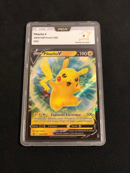 Carte Pokemon-Pikachu V SWSH198-Promo-FR-PCA 9