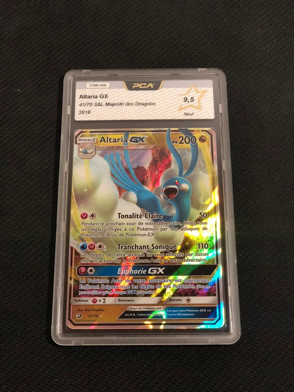 Carte Pokemon-Altaria GX 41/70 -Majesté Des Dragons-FR-PCA 9,5
