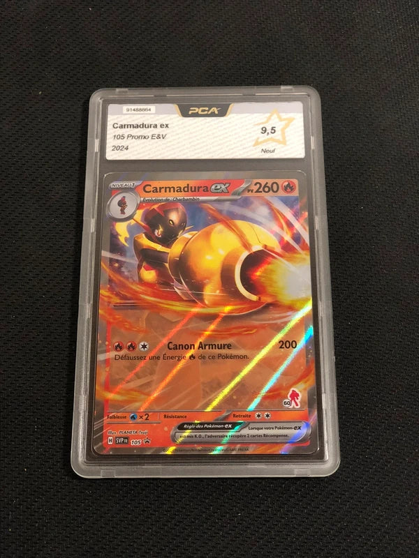 Carte Pokemon-Carmadura Ex SVP105-Promo-FR-PCA 9,5