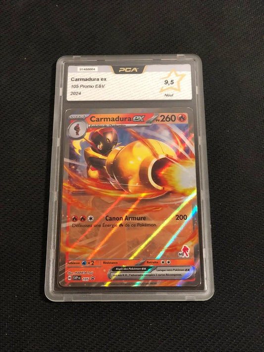 Carte Pokemon-Carmadura Ex SVP105-Promo-FR-PCA 9,5
