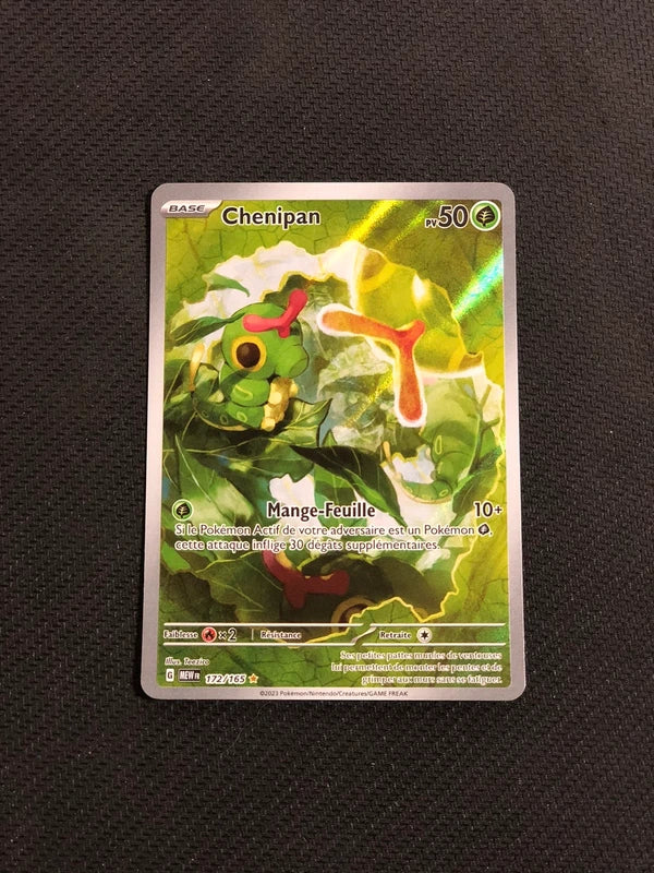 Carte Pokemon-Chenipan 172/165 AR-151-FR-Proche Neuve