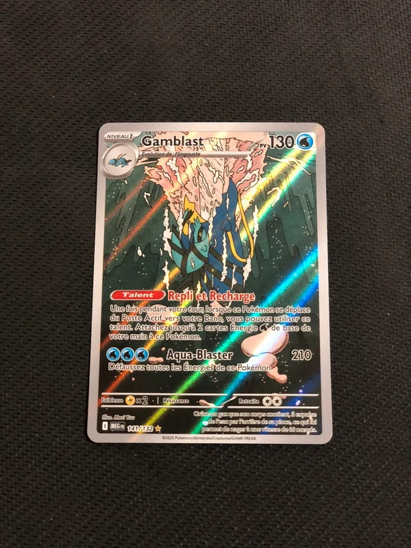 Carte Pokemon-Gamblast 141/132 AR-Mega Evolution-FR-Proche Neuve