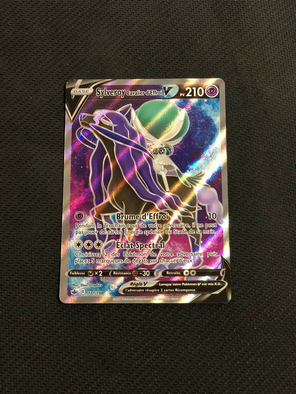 Carte Pokemon-Sylveroy Cavalier D’Effroi V 171/198 FA-Régne De Glace-FR-Proche Neuve
