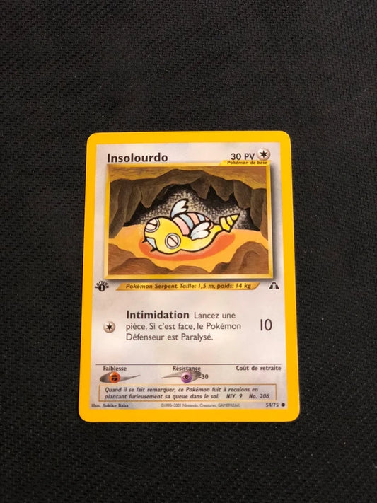 Carte Pokemon-Insolourdo 54/75 Édition 1-Neo Discovery-FR-Excellente