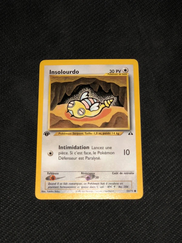 Carte Pokemon-Insolourdo 54/75 Édition 1-Neo Discovery-FR-Excellente