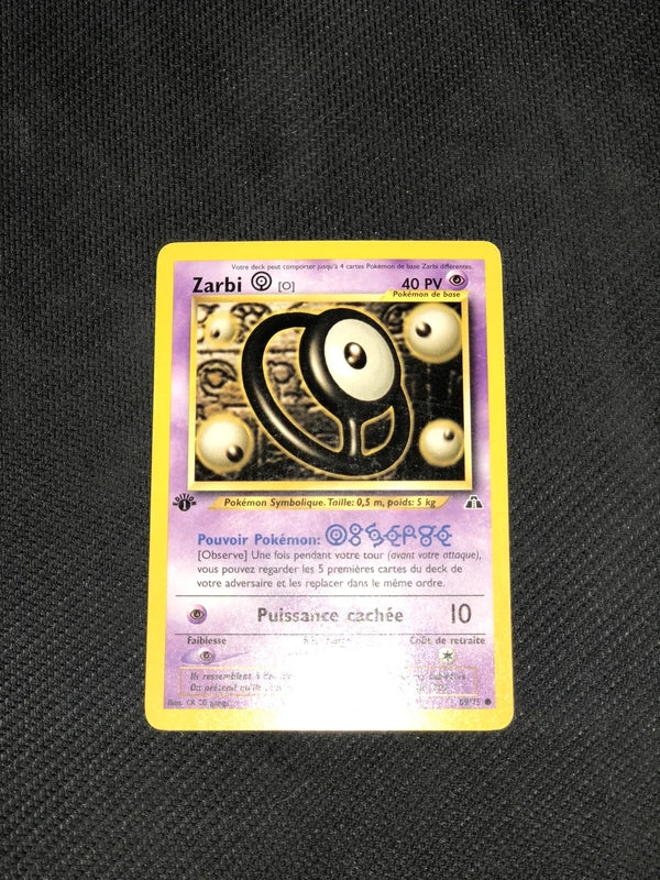 Carte Pokemon-Zarbi O 69/75 Édition 1-Neo Discovery-FR-Excellente