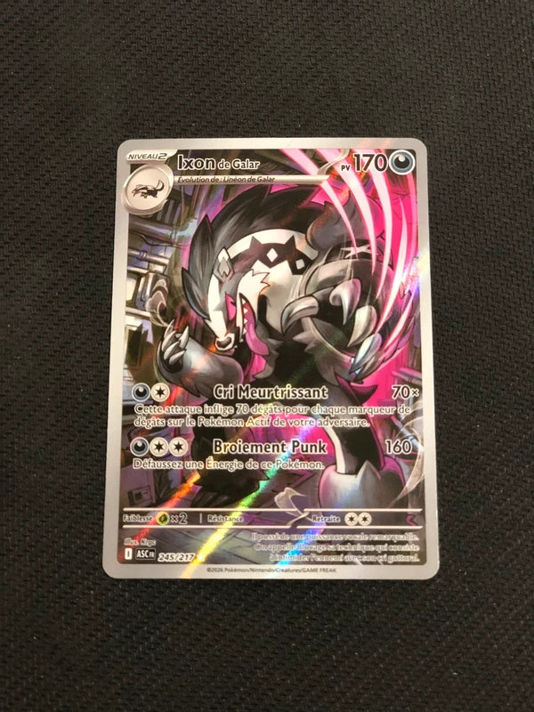 Carte Pokemon-Ixon De Galar 245/217 AR-Heros Transcendants-FR-Proche Neuve