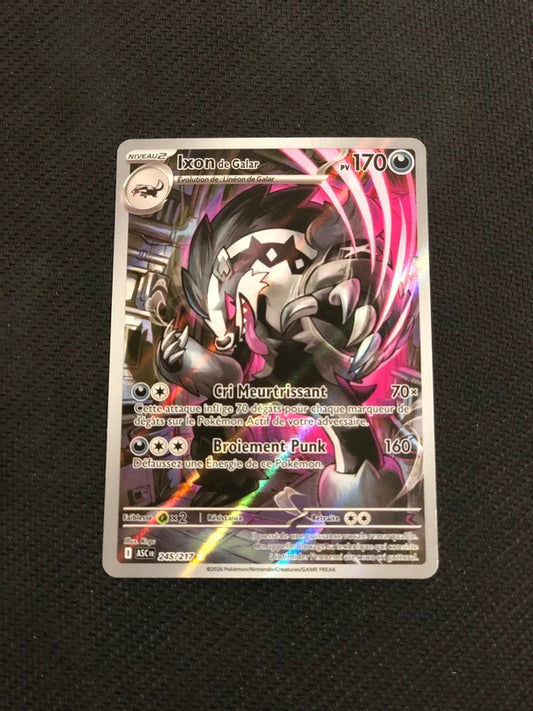 Carte Pokemon-Ixon De Galar 245/217 AR-Heros Transcendants-FR-Proche Neuve