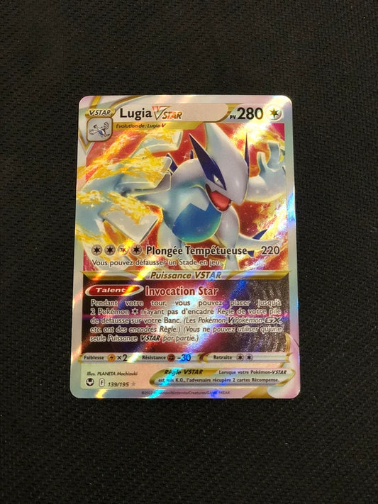 Carte Pokemon-Lugia Vstar 139/195-Tempete Argentée-FR-Proche Neuve