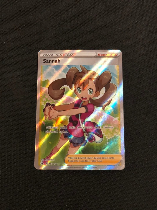 Carte Pokemon-Sannah 263/264 FA-Poing De Fusion-FR-Proche Neuve