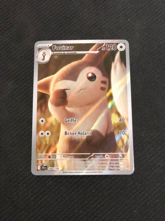 Carte Pokemon-Fouinar 168/159 AR-Aventures Ensemble-FR-Proche Neuve
