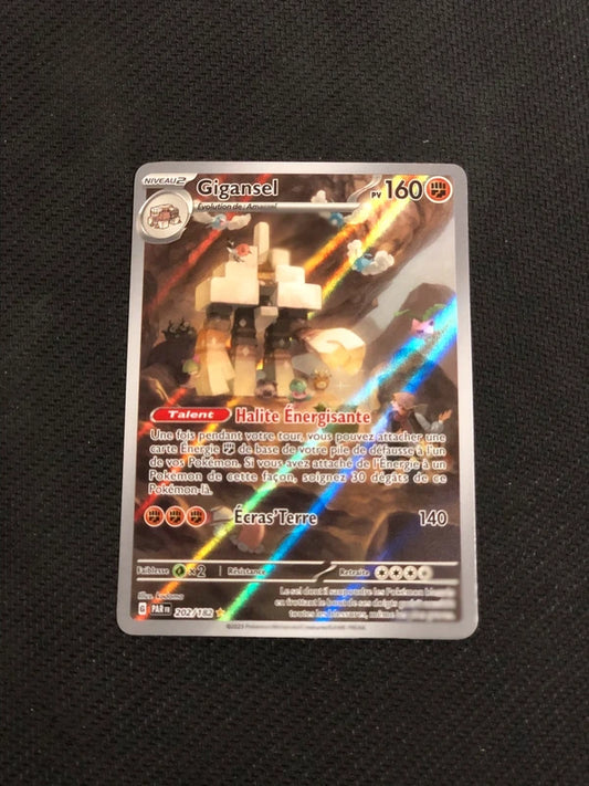 Carte Pokemon-Gigansel 202/182 AR-Faille Paradoxe-FR-Proche Neuve