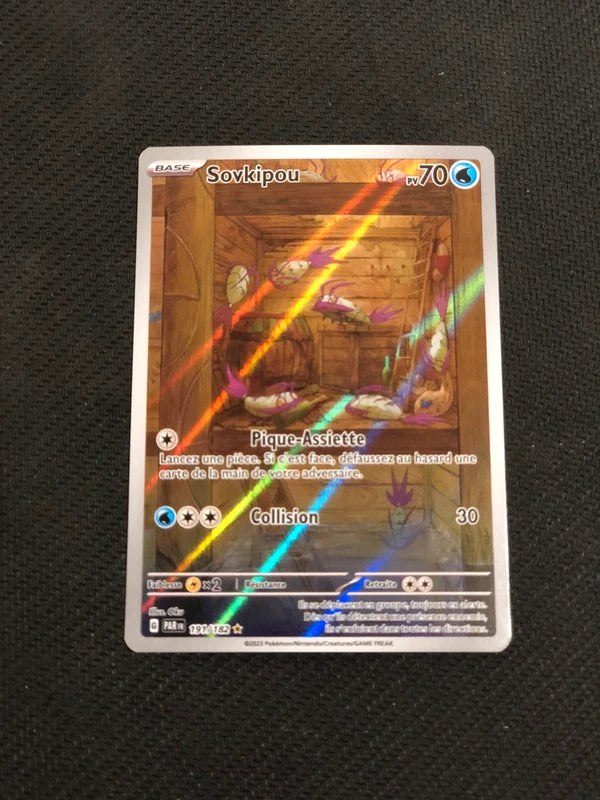 Carte Pokemon-Sovkipou 191/182 AR-Faille Paradoxe-FR-Proche Neuve