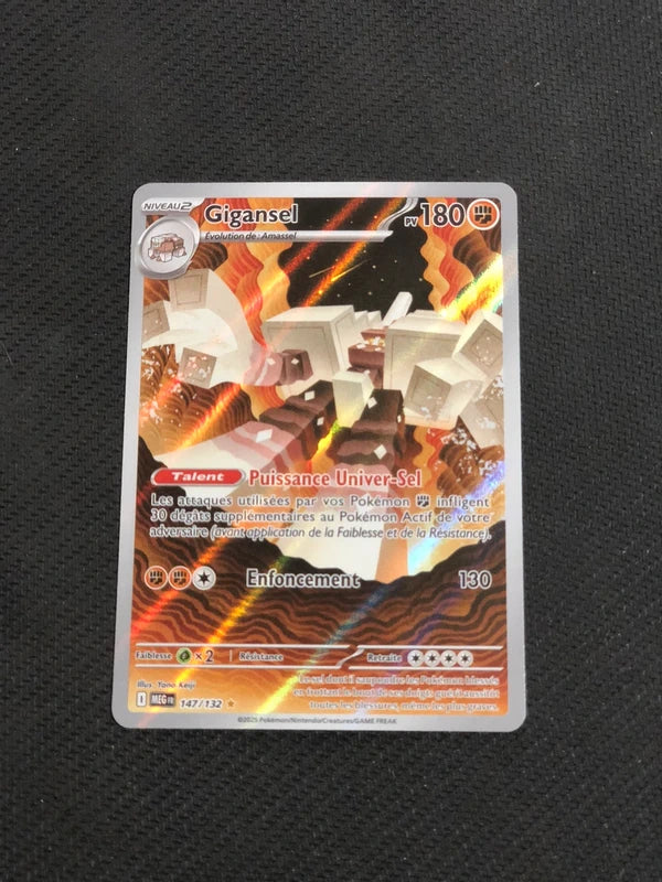 Carte Pokemon-Gigansel 147/132 AR-Mega Evolution-FR-Proche Neuve