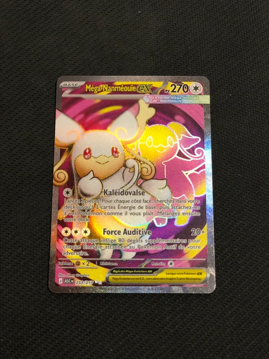 Carte Pokemon-Mega Naméouie Ex 253/217-Heros Transcendants-FR-Proche Neuve