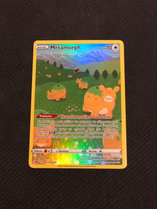 Carte Pokemon-Metamorph GG22/GG70-Zenith Supreme-FR-Proche Neuve
