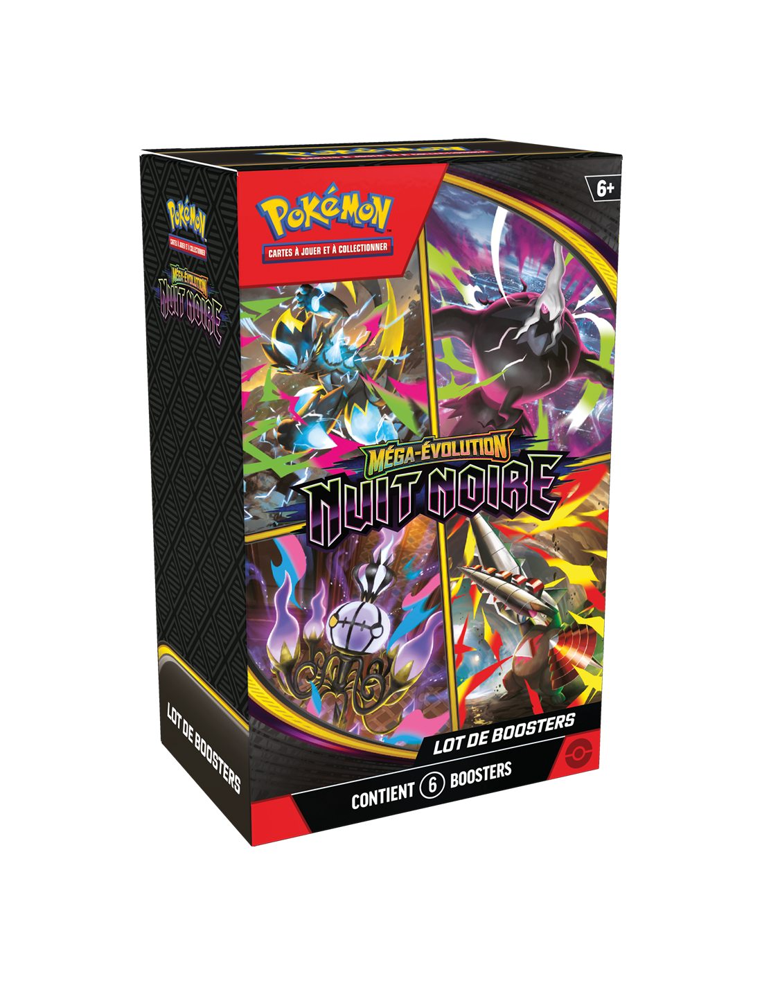 Bundle Pokemon-6 Boosters-Nuit Noire-FR-Scellé