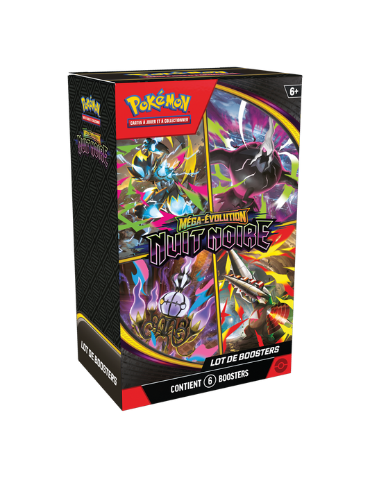 Bundle Pokemon-6 Boosters-Nuit Noire-FR-Scellé