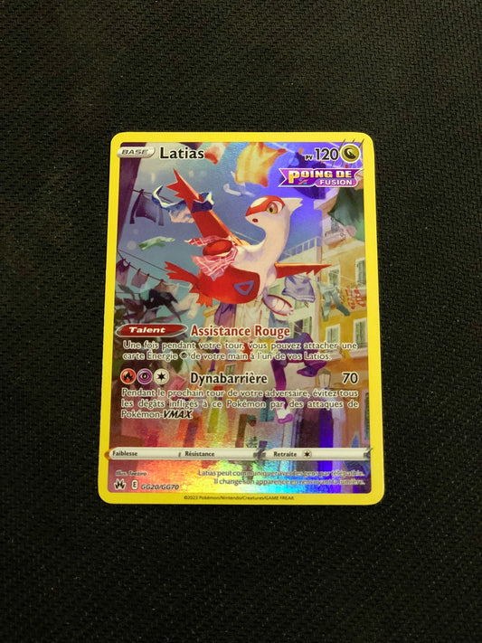 Carte Pokemon-Latias GG20/GG70-Zenith Suprême-FR-Proche Neuve