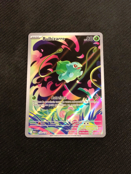 Carte Pokemon-Bulbizarre 133/132 AR-Méga Evolution-FR-Proche Neuve