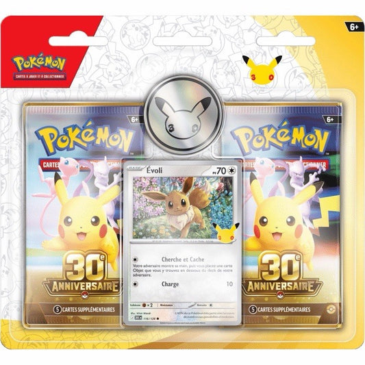 DuoPack Pokemon- 30 ans Anniversaire-2 Boosters-FR-Scellé